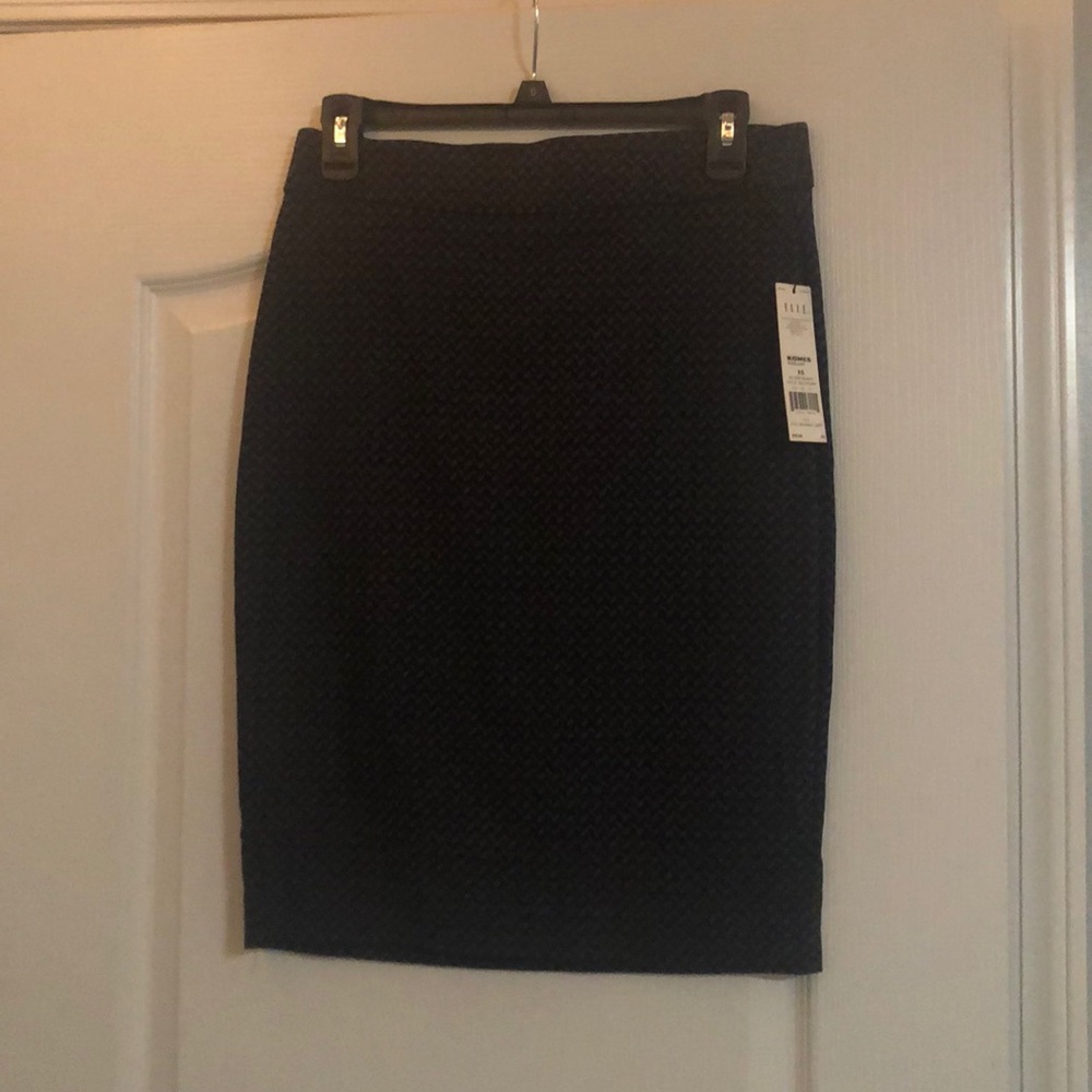 Knee length pencil skirt